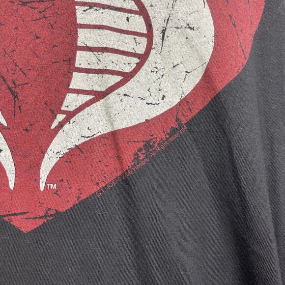 VTG Y2K 2008 G.I. Joe Cobra Commander Hasbro x Takecover T-Shirt Wom Sz L Black - Picture 6 of 11